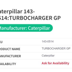 CAT GENUINE ACCESSORY 143-0514