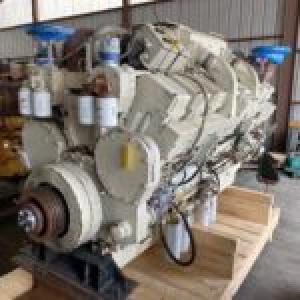 High Hour Runner Cummins KTA50-M 1000HP Diesel Marine Engine