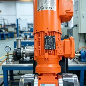 NORD three-phase asynchronous motor, model SK 71L/4 TFF, power 0.37kW, voltage 230/400V
