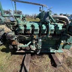 USED CAT G3512LE Natural Gas Engine SN 7NJ01268