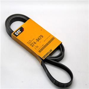 Original and brand new genuine caterpillar excavator parts 374-8479 324D C7 320D 326DL fan belt 3748479